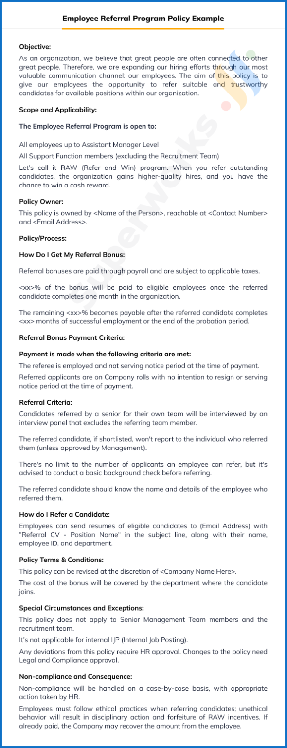 Perfect Employee Referral Policy Guide For You Superworks