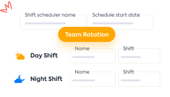 Team Rotation in day or night shift