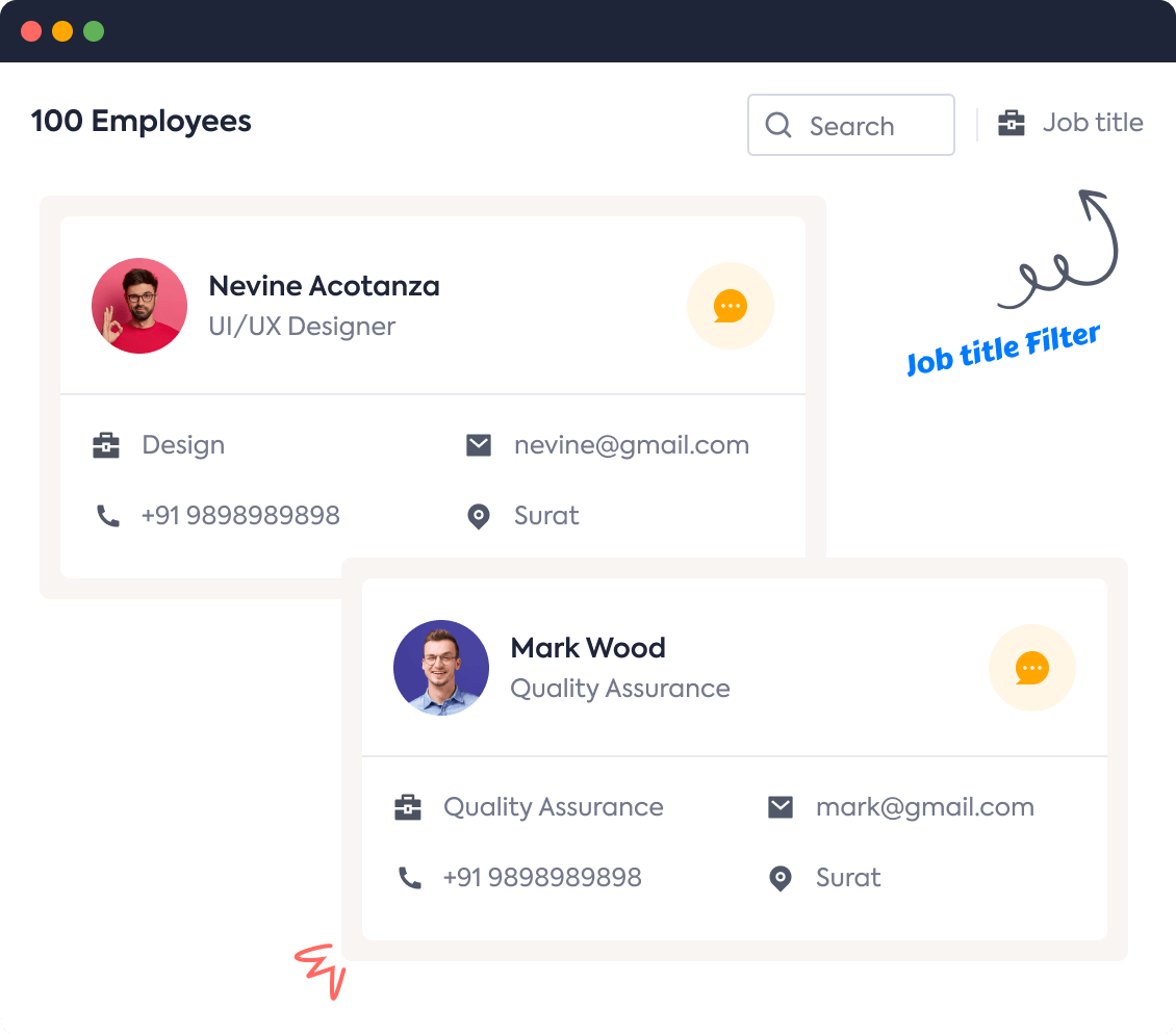 Job title search
