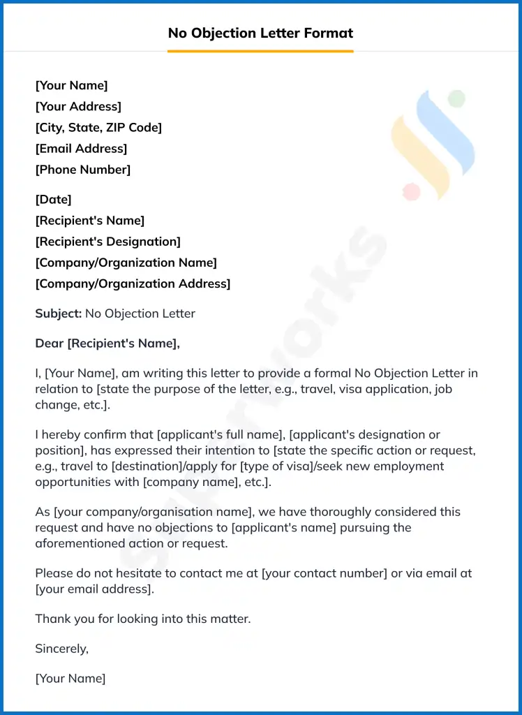 No-Objection-Letter
