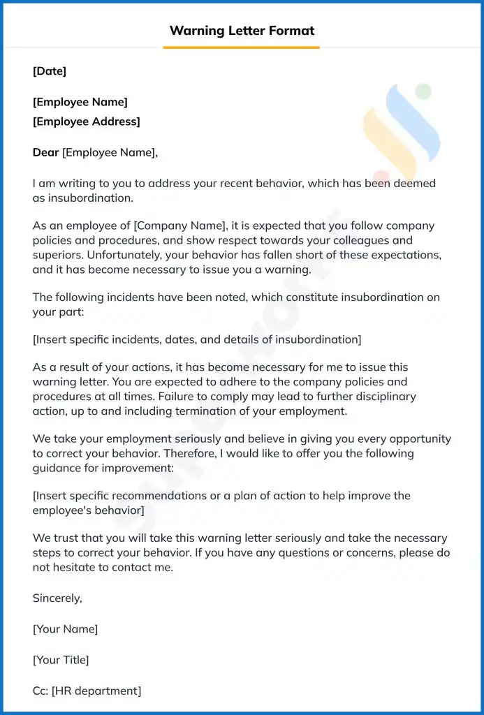 warning-letter-format