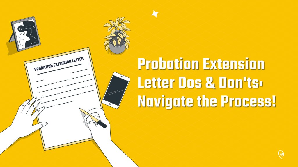 Probation Extension Letter