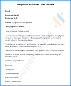 Ultimate Guide: 5 Ws & 1 H of Resignation Acceptance Letter