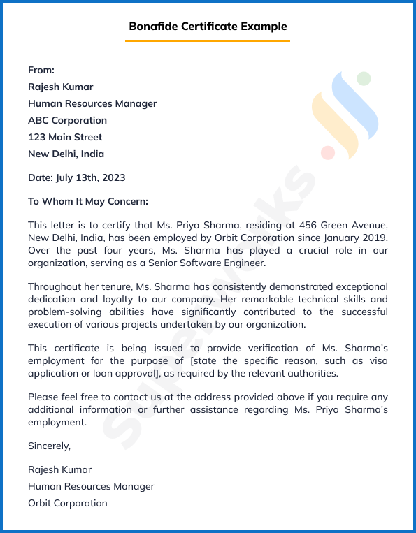 The Top Guide For Bonafide Certificate Letter 2 Samples 