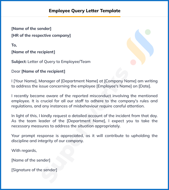 32 Employee Query Letter Sample Pdf Job Letter Vrogue co