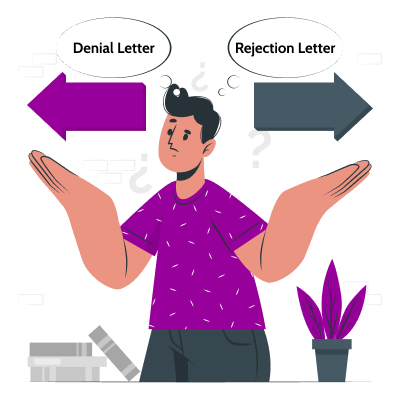 Denial Letter or Rejection Letter