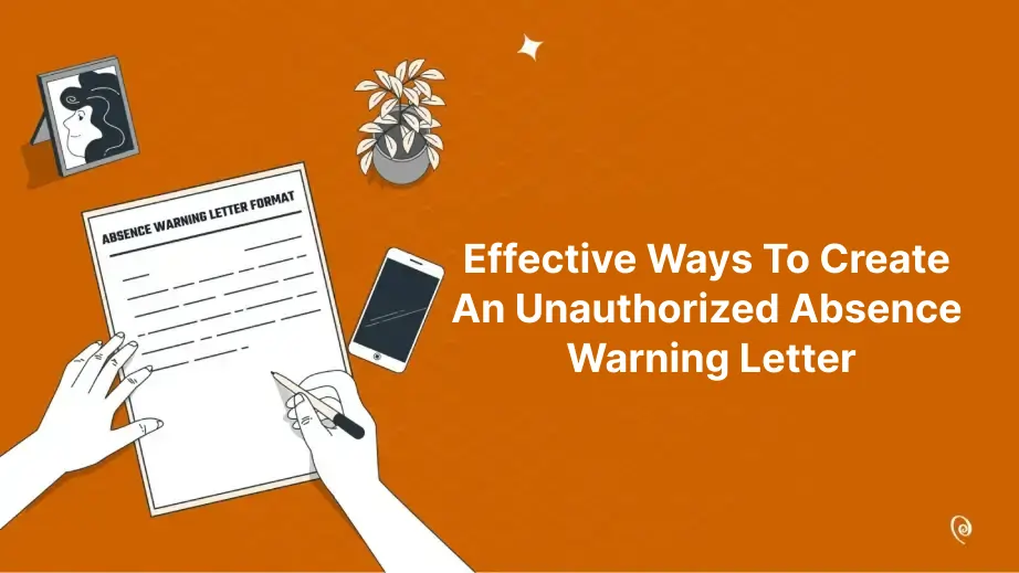 Effective Ways To Create An Unauthorized Absence Warning Letter 1 Unauthorized Absence Warning Letter