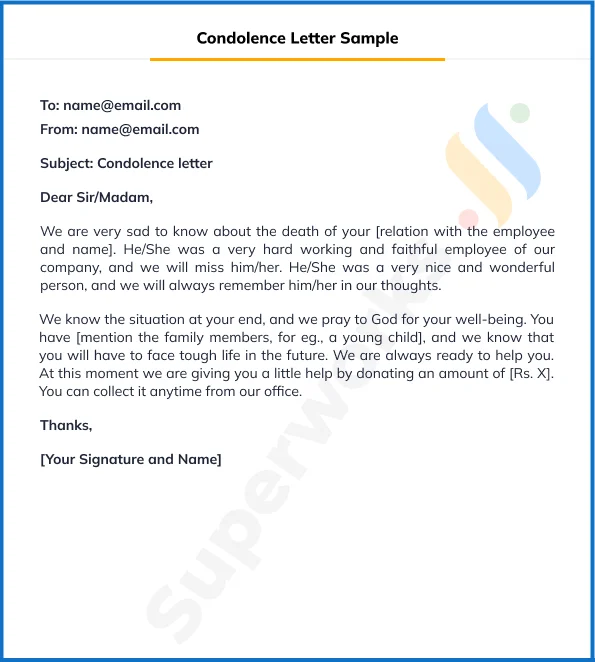 condolence-letter-sample