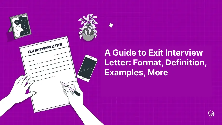 A Guide to Exit Interview Letter: Format, Definition, Examples, More 1 Exit Interview Letter