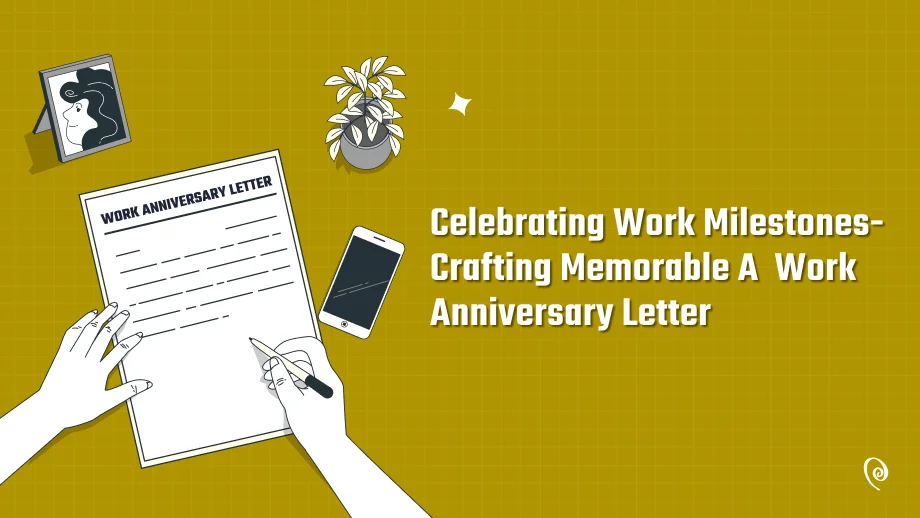 Work Anniversary Letter