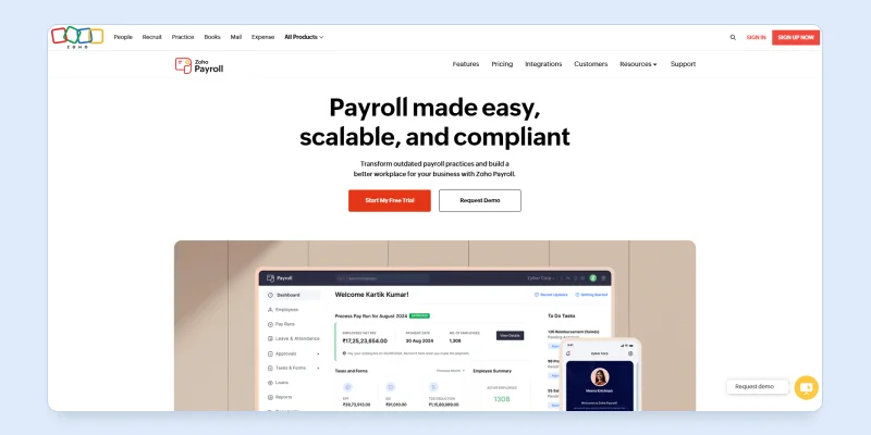 Zoho Payroll