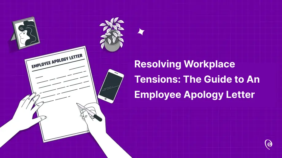 Resolving Workplace Tensions: The Guide to An Employee Apology Letter 1 Employee Apology Letter