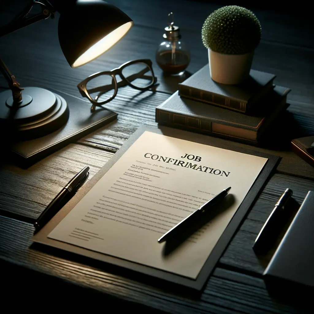 Job or Employment Confirmation Letter
