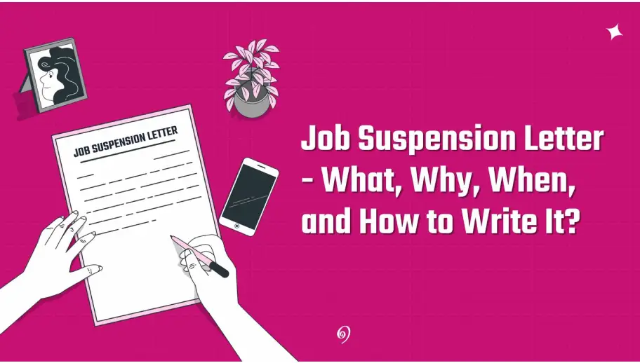 Job Suspension Letter