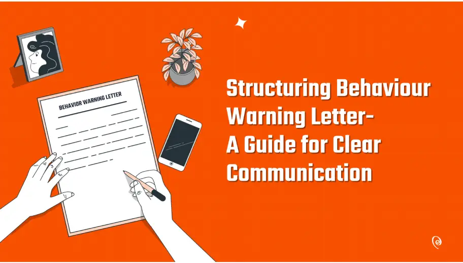 behaviour warning letter