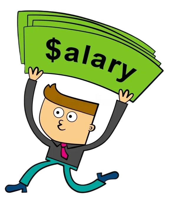 salary vector image