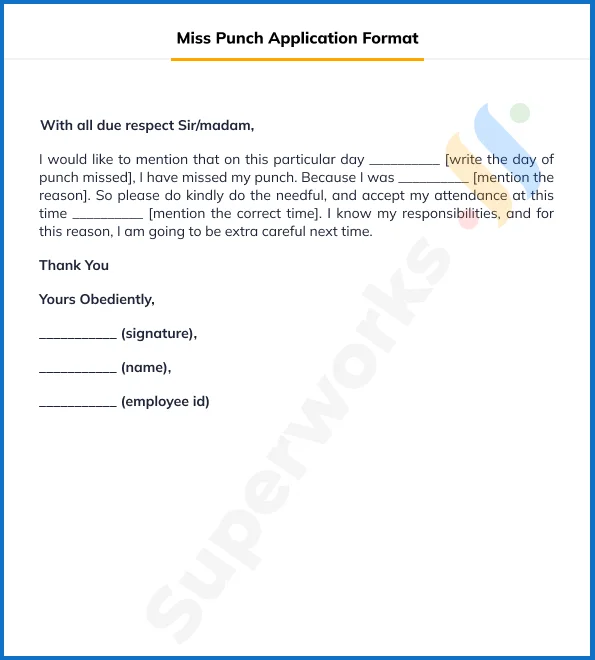 Miss Punch Application Format