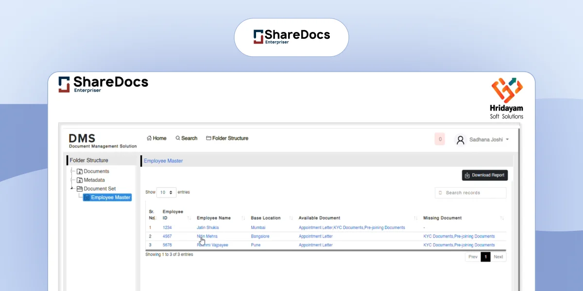 ShareDocs Enterpriser Document Management