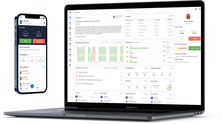 HRMS ESS Portal Dashboard