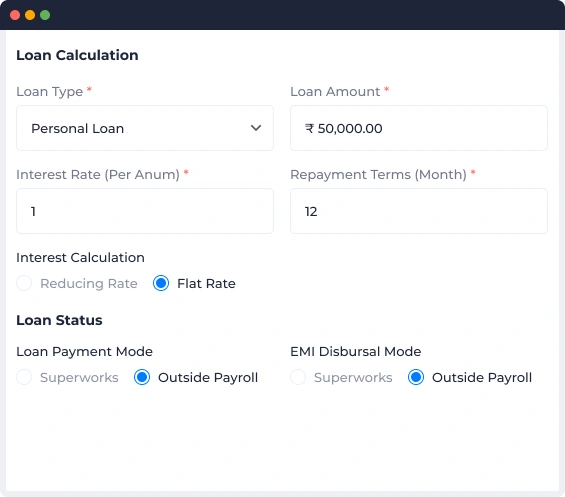 loan calculation