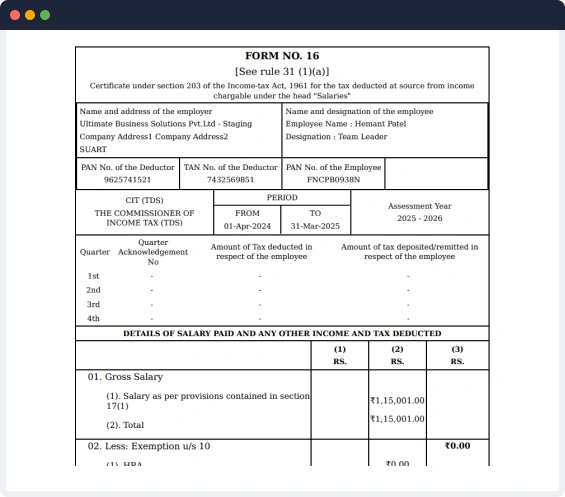 Form 16