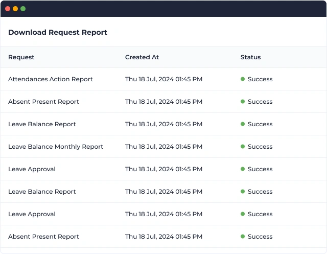 Download Request Report