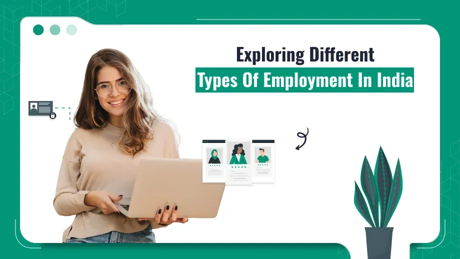 types of employment in India