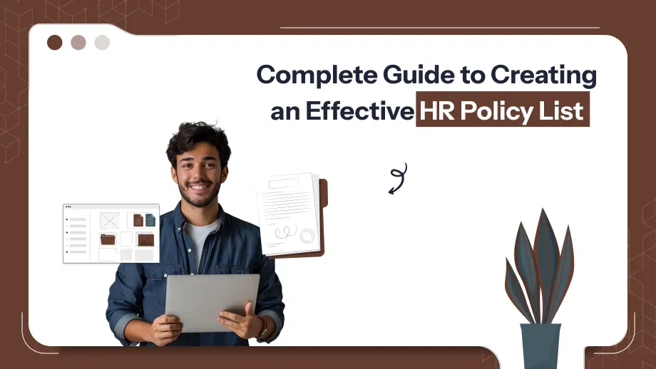 hr policy list