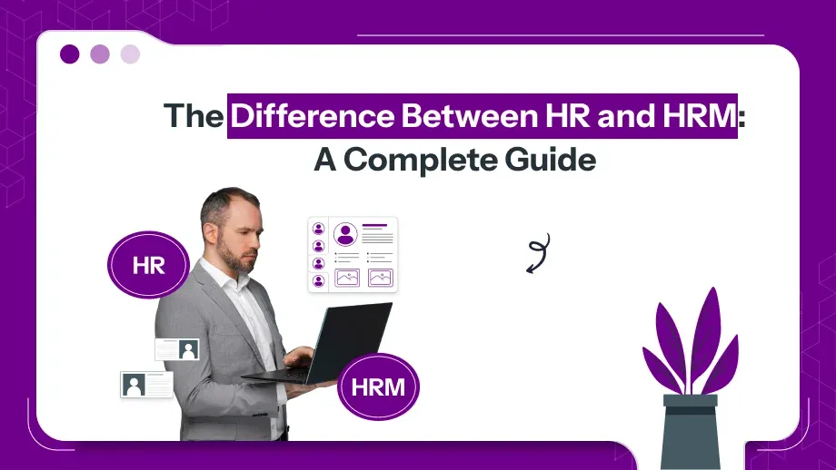 difference between hr and hrm