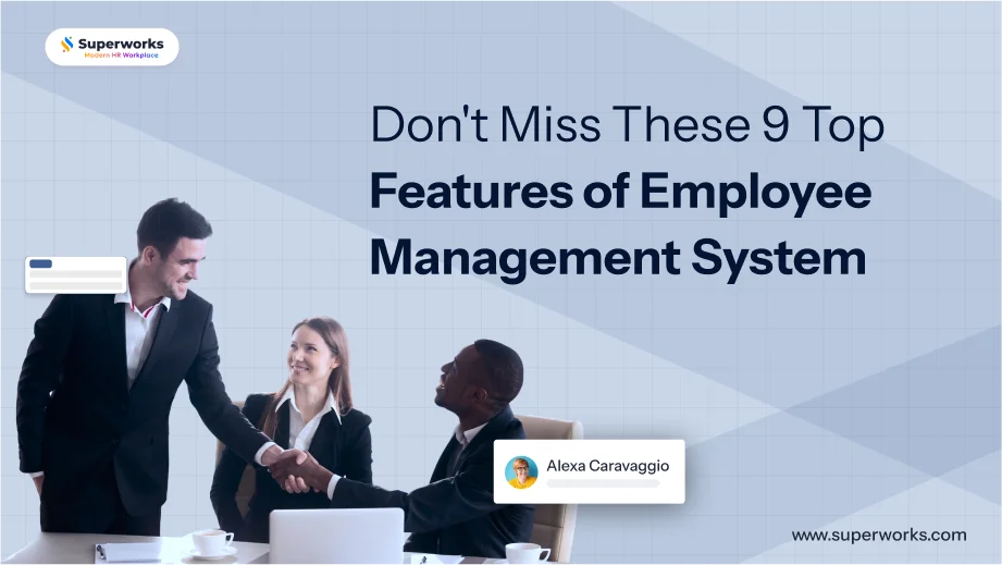 Features of Employee Management System