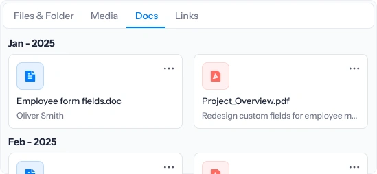 Get all your project documents in one place