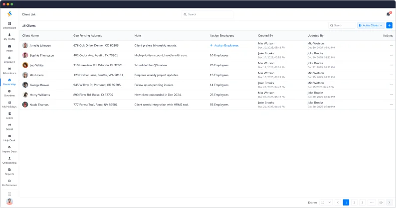 Client List