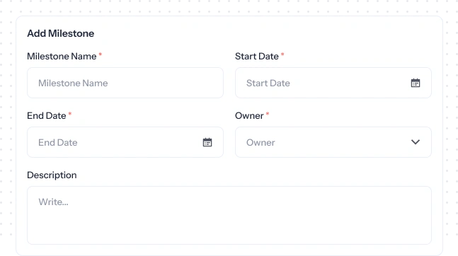 Add new milestones