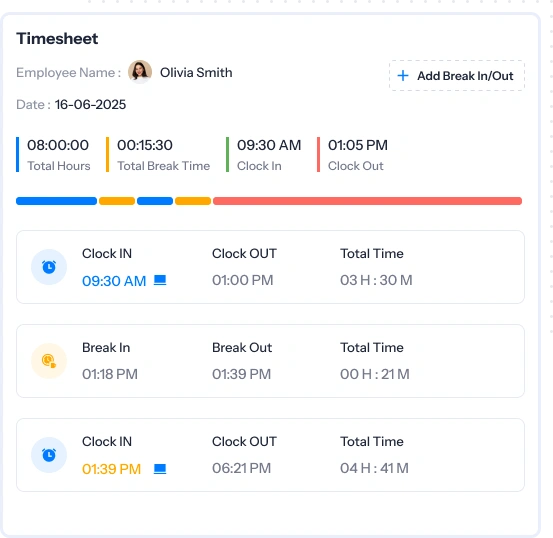 Manage employee timesheets