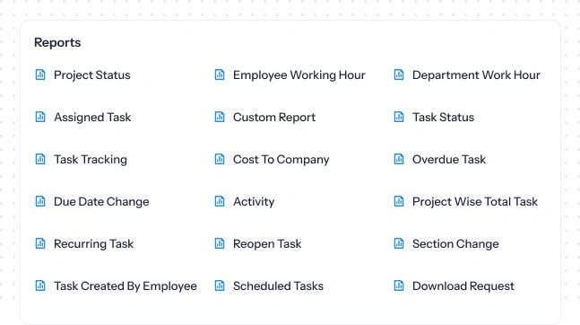 Project Reports