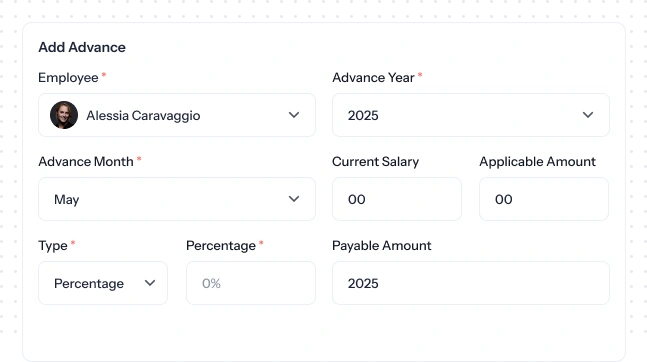 advance salary in seconds
