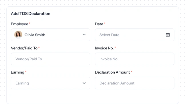 TDS Earning Exemption