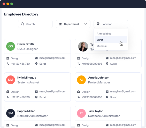 employee directory