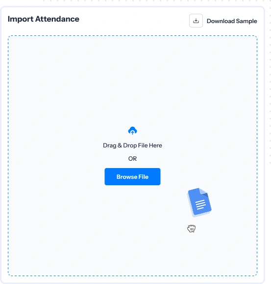 import employee attendance