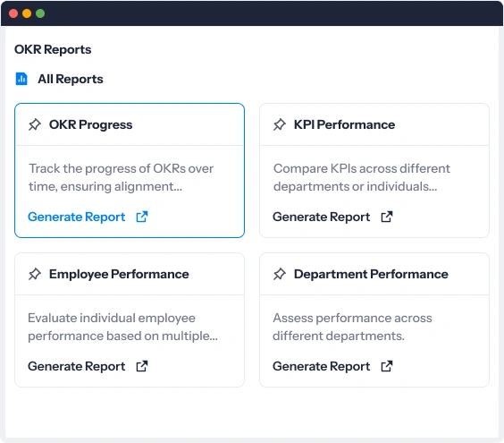 OKR reports