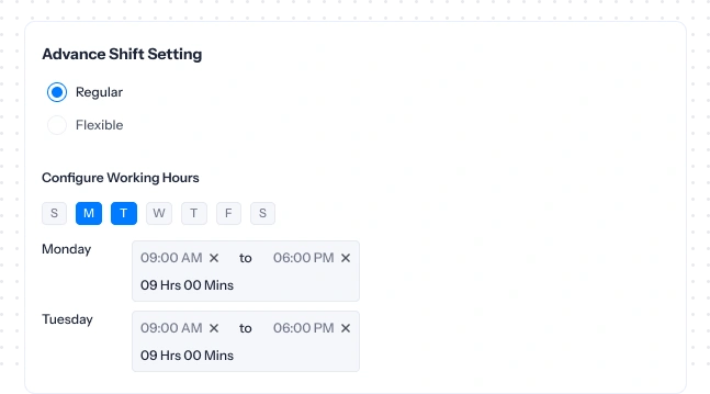 Rotating shift assignment