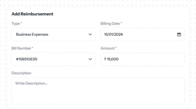 Track every reimbursement in one place