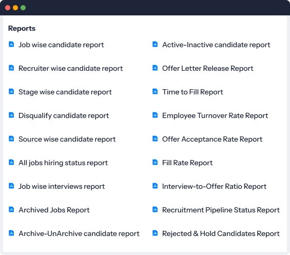 recruitment analytics report