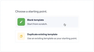 Configurable Evaluation Template