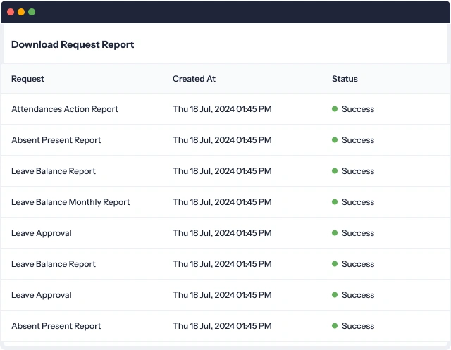 Download Request Report
