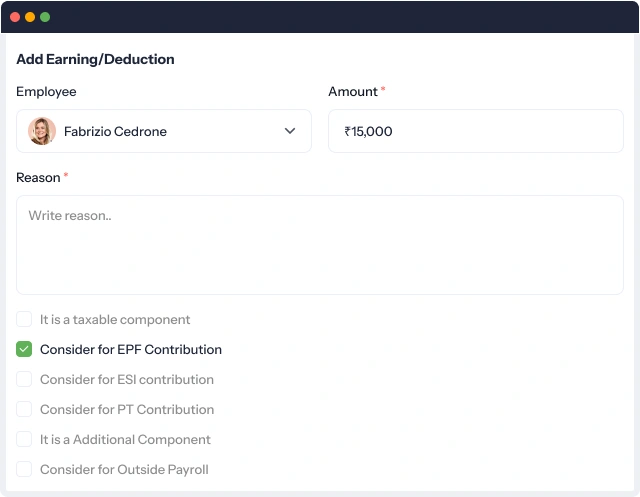 EPF contribution