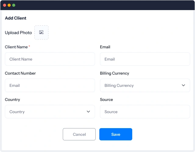 Easily update your client information!