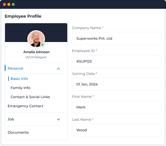 Employee Attendance report