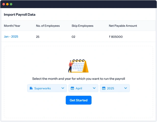 Import Payroll data