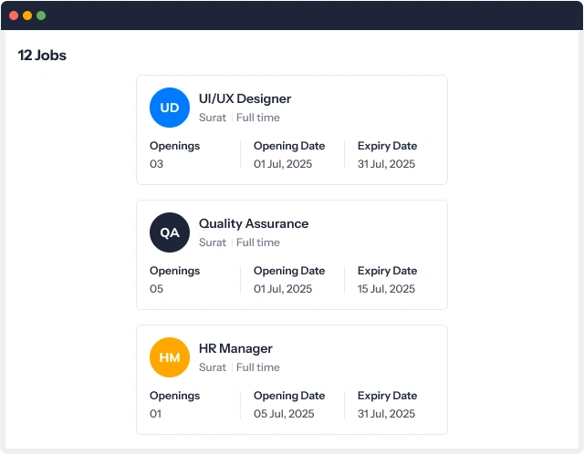 Job posting for Referral